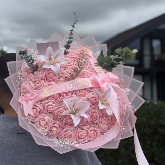 Rosé Promise Bouquet  L